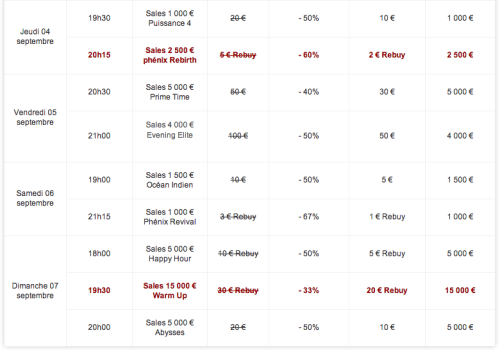 suite dy programme summer sales sur betclic poker