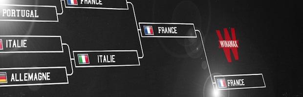 Tableau de l'Euro sur Winamax.fr