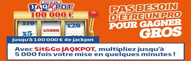 Découvrez les Sit&Go Jaqkpot de PMU Poker