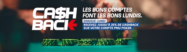 Cashback PMU Poker