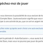 Blocage temporaire de son compte PokerStars : comment fonctionne l’auto-exclusion ?