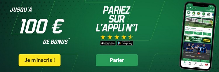 Bonus de 100 euros sur Unibet